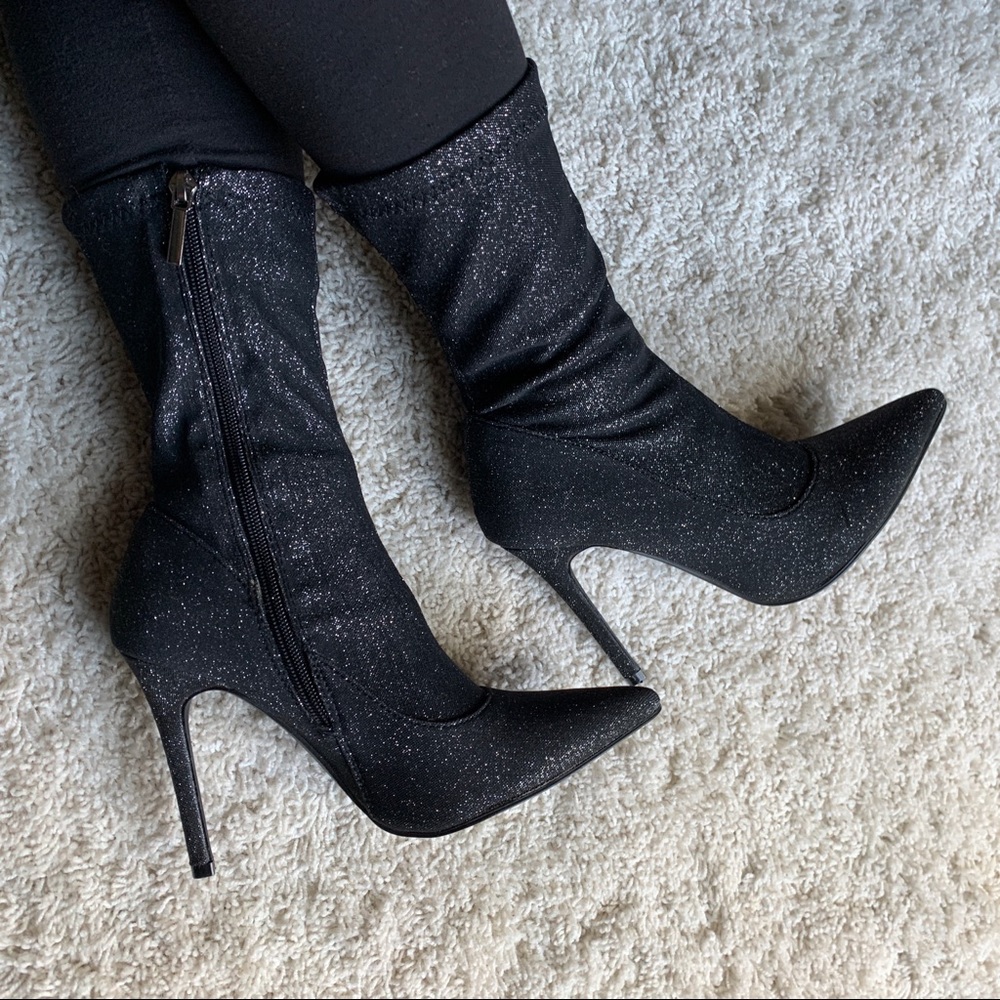 Glitter boots